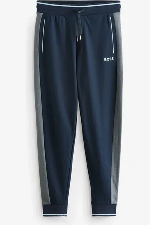 HUGO BOSS Contrast Piping Cotton Tracksuit BottomsSmall