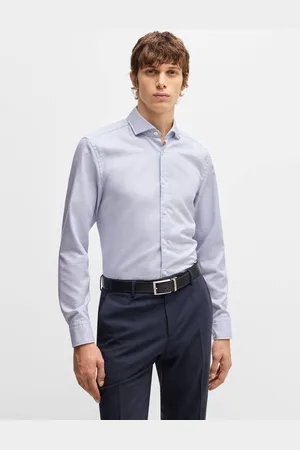 HUGO BOSS Casual Fit Patterned 100% Cotton Shirt38cm R (UK 15 R)