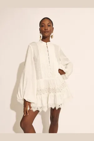 Bardot Antonia Lace Trim Mini Dress38