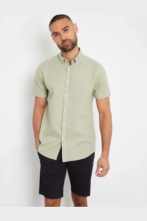 Threadbare Oxford kortærmet skjorteL
