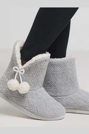 Simply Be Wide Fit Bootie SlippersM