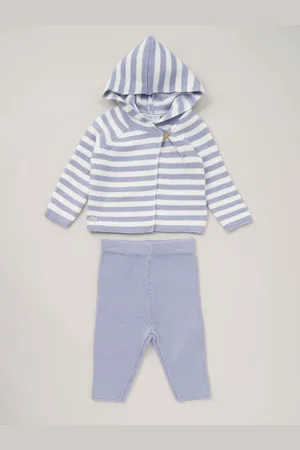 Rock-a-bye Baby Boutique Knit 100% Cotton Cardigan and Trousers Outfit Set3 - 6 måneder (62 - 68cm)