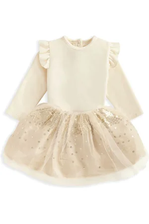 Mamas & Papas Guld Velour Sparkedragt & Tutu 2 Pieces6 - 9 måneder (68 - 74cm)