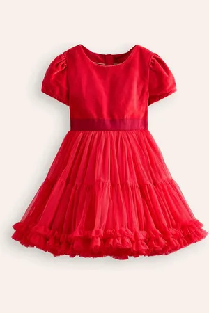 Boden Beth Velvet Bodice Tulle Party Dress11 - 12 år (146 - 152cm)