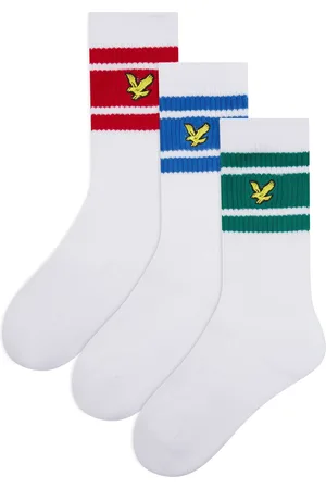Lyle & Scott Auto Stripe Boys Webb Sport Socks 3 Pack4 - 6 år (104 - 116cm)