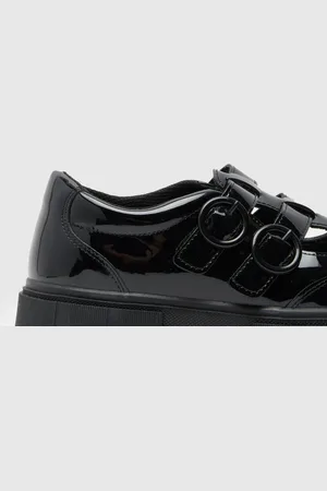 Schuh Youth BTS Lovey T-Bar Black Shoes