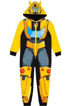 Character Transforrmers Bumblebee Onesie With 3D Horns5 - 6 år (110 - 116cm)