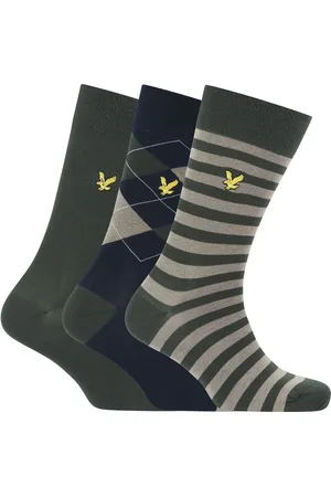Lyle & Scott 3 Pack Barwood cotton SocksEn