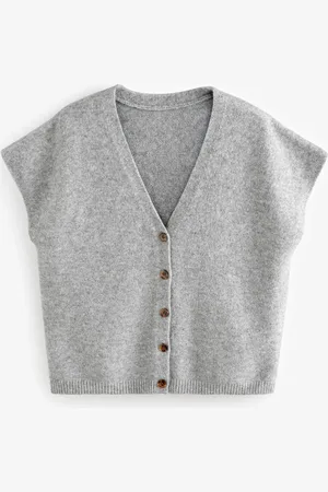 Next Bouclé Knit Waistcoatmedium