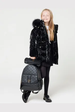 River Island Piger Glam Polstret High Shine Coat13 - 14 år (158 - 164cm)