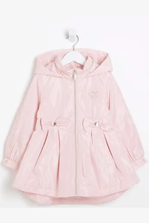 River Island Girls Cinched Frill Raincoat104110cm