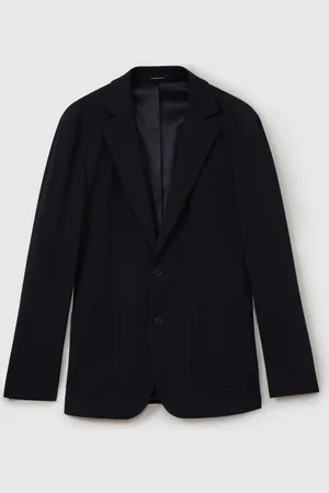 Reiss Trial Single Breasted Jersey Suit Blazer40