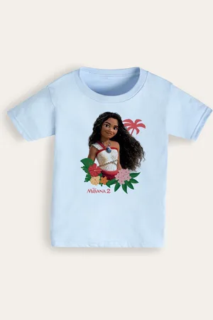 Brand Threads Disney Moana Girls 100% Cotton T-Shirt5 - 6 år (110 - 116cm)