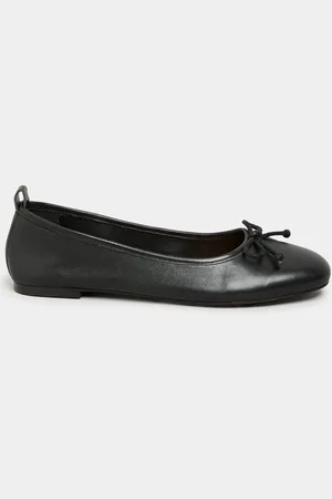Long Tall Sally Læder Ballerina Pumps