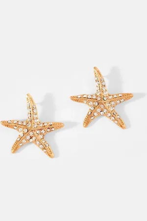 mint&berry Crystal Starfish Øreringeen