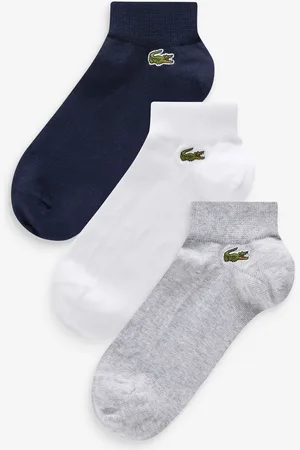 Lacoste Navy 100% Cotton Socks 3Pack9-12