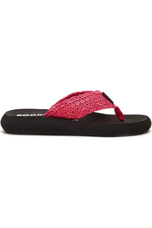 Rocket Dog 100% Cotton Spotlight Lima Crochet Fabric Sandals