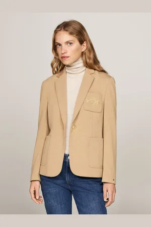 Tommy Hilfiger Slim Fit Blå Heritage Crest Enkeltradet Blazer38