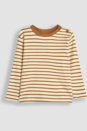 JoJo Maman Bébé Langærmet Breton-top6 - 12 måneder (68 - 80cm)