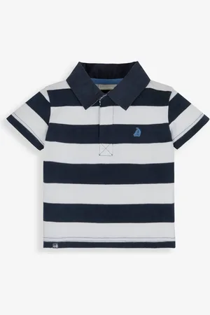 JoJo Maman Bébé Stripe Polo Shirt5 - 6 år (110 - 116cm)