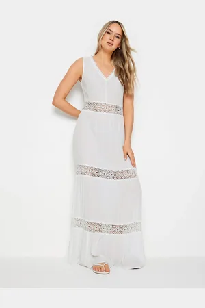 Long Tall Sally Crochet Boho Maxi Dress46 Høj