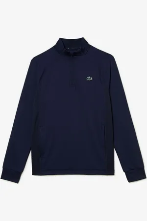 Lacoste Golf 1/4 Sweatshirt med lynlås med indsat Rund hals XL