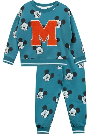 Character 100% Cotton Mickey Mouse Sweatshirt & Joggers Set5 - 6 år (110 - 116cm)