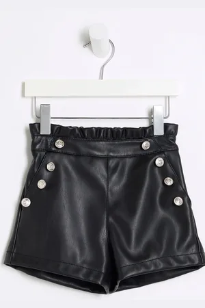 River Island Piger Militærshorts i imiteret læder3 - 4 år (98 - 104cm)