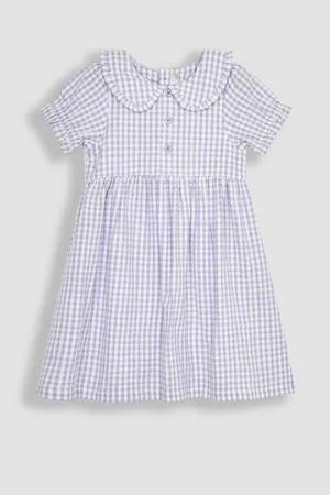 JoJo Maman Bébé Button Front Collar Tea Dress2 - 3 år (92 - 98cm)