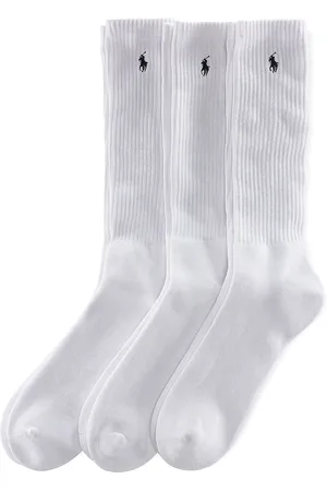 Ralph Lauren Pony Logo Ribbed Crew Socks 3 PackEn