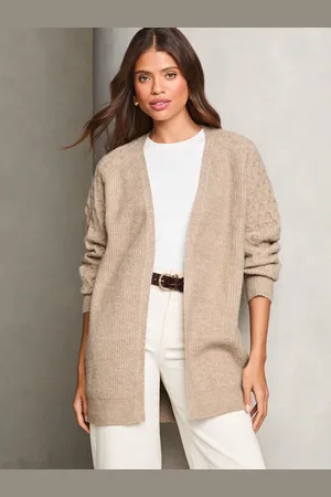 Lipsy London Strikket Honeycomb Longline Cardigan36