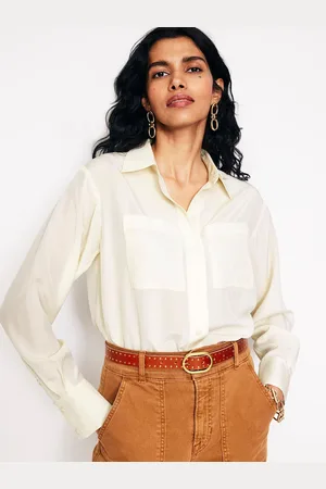 Boden Connie Relaxed Silk Shirt40 R