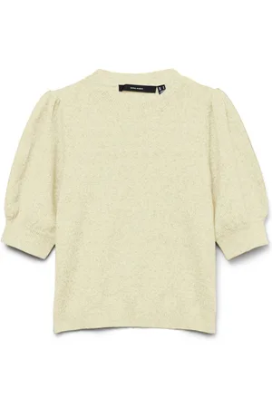 VERO MODA Round Neck Puff Sleeve Knitted Jumper