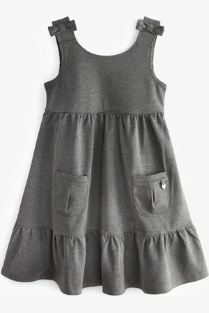 Clarks School Bow Ponte Pinafore Dress8 år ( 128 cm)