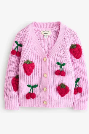 River Island Girls Fruit 100% Cotton Cardigan9298cm