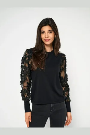 JDY Organza Sleeve Sweatshirt Top38