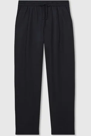 Reiss Barges Linen Drawstring Relaxed-Fit Trousers28r