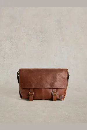 White Stuff Teddy Leather Messenger BagEn