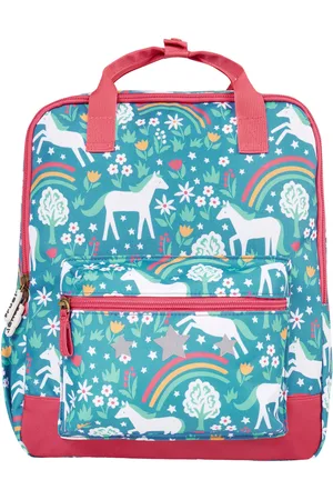 Frugi Blå Unicorns All Over Tryk Explorers RygsækEn