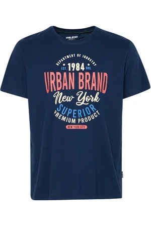 Blend Printed Short Sleeve 100% Cotton T-Shirtmedium