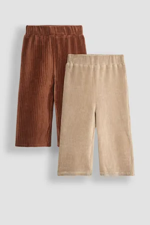 JoJo Maman Bébé 2-Pack Cord Velour Flare Leggings12 - 18 måneder (80 - 86cm)