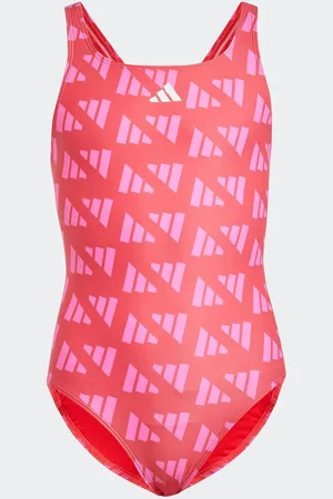 adidas Logo Graphic V-Back Swimsuit9 - 10 år (134 - 140cm)