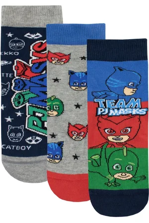 Character Masks 100% Cotton Socks 3 PackUK 3 - 5.5 Jnr.