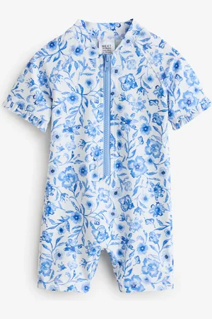 Next Sunsafe badedragt med flæseærmer (3mdr.-10år)7 år (122cm)