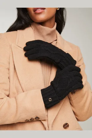 Lipsy London Cosy Cable Gloves With WoolM-L