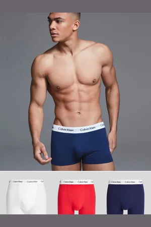 Calvin Klein Black/Coral Low Rise Boxers 3 Pack BoxersXS