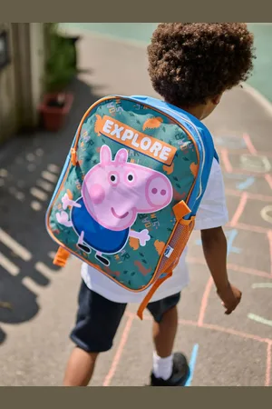 Character George Pig Backpack and Lunchbag SetEn