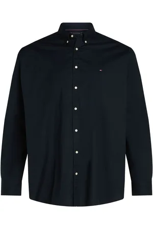 Tommy Hilfiger Regular Fit Plus Flex Poplin 100% Cotton Shirtxxxxlarge