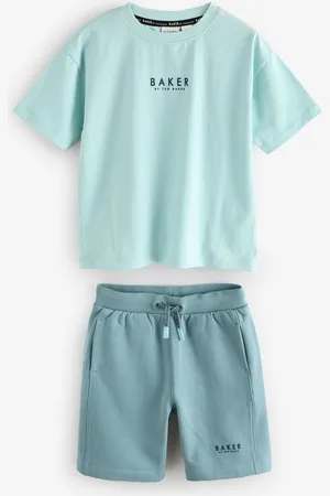 Ted Baker Oversized 100% Cotton T-Shirt And Shorts Set152158cm