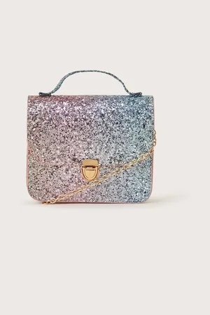 Monsoon Rainbow Glitter Mini Satchel TaskeEn